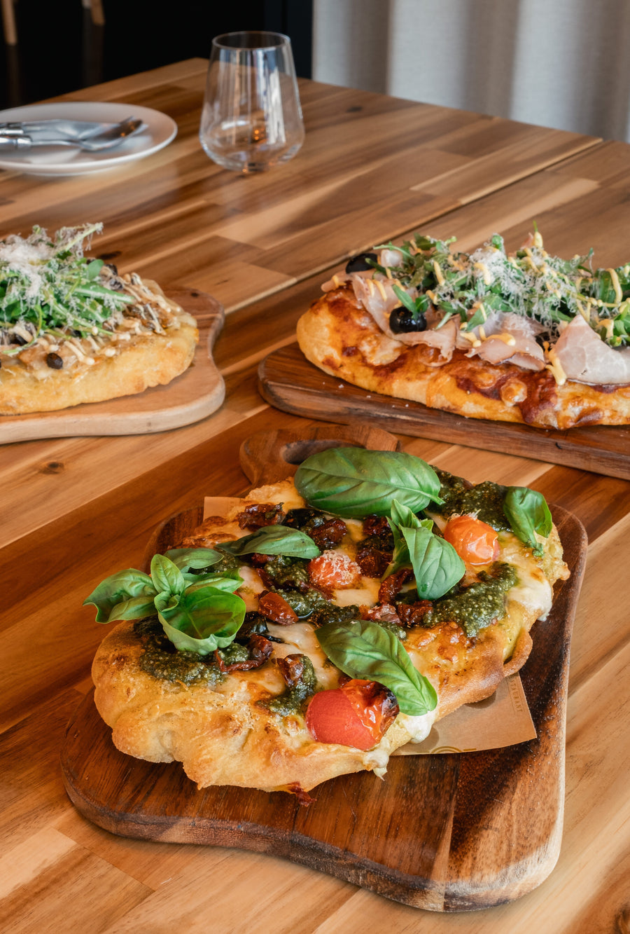 Pinsa Romana with Ham